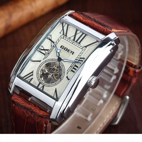 goer relogio мужчина для top brand luxury skeleton часы мужчины кожаный ремешок прямоугольник автоматические механические наручные часы для, Slivery;brown
goer relogio мужчина для top brand luxury skeleton часы мужчины кожаный ремешок прямоугольник автоматические механические наручные часы для, Slivery;brown