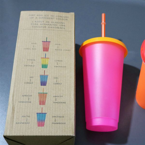 горячие 24oz изменения цвета волшебная чашка металлопластиковые отношение массажеры с крышкой и соломы конфеты цвета многоразовый холодные н
горячие 24oz изменения цвета волшебная чашка металлопластиковые отношение массажеры с крышкой и соломы конфеты цвета многоразовый холодные н