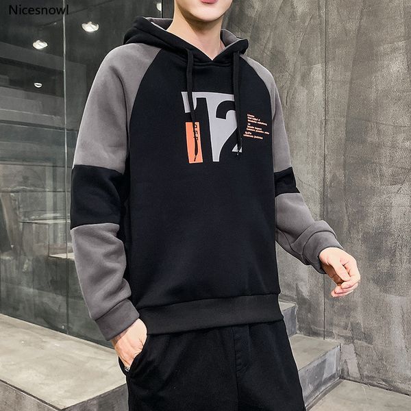 new sweatshirt with cap long sleeve fashion men hooded hoodies autumn and winter clothes streetwear clothes, Black
new sweatshirt with cap long sleeve fashion men hooded hoodies autumn and winter clothes streetwear clothes, Black