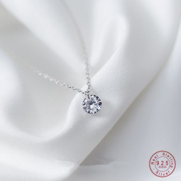 wantme real 925 sterling silver jewelry fashion simple round crystal zircon pendant chain necklace for women girls drop shipping
wantme real 925 sterling silver jewelry fashion simple round crystal zircon pendant chain necklace for women girls drop shipping
