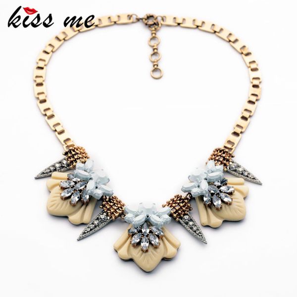 new design fashion gothic jewelry elegant resin sector plant pendant banquet exaggerated necklace kiss me, Silver
new design fashion gothic jewelry elegant resin sector plant pendant banquet exaggerated necklace kiss me, Silver