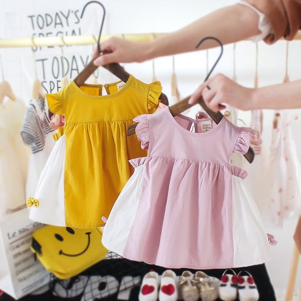 baby summer dress cute bowknot cotton baby girl clothes princess dress 1st birthday party infant toddler kids clothing, Red;yellow
baby summer dress cute bowknot cotton baby girl clothes princess dress 1st birthday party infant toddler kids clothing, Red;yellow