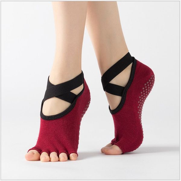 toe yoga socks women sport sock funny silicone anti slip quick-dry pilates sock foot heel ventilation ballet dance fitness, Black
toe yoga socks women sport sock funny silicone anti slip quick-dry pilates sock foot heel ventilation ballet dance fitness, Black