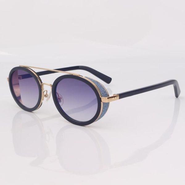 oval sunglasses women with glitter fashion gradient grey lens women eye wear, White;black
oval sunglasses women with glitter fashion gradient grey lens women eye wear, White;black