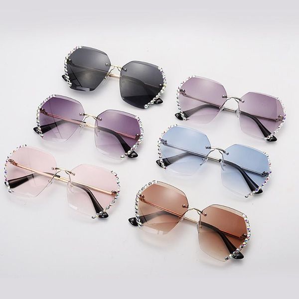 travel glasses women rhinestone prljh rimless ocean luxury protection sunglasses fashion eyewear gradient shade uv400 outdoor guhmp, White;black
travel glasses women rhinestone prljh rimless ocean luxury protection sunglasses fashion eyewear gradient shade uv400 outdoor guhmp, White;black