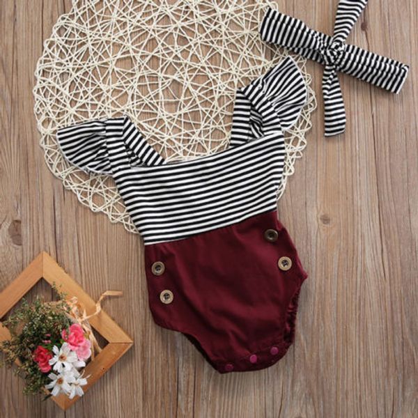 newborn kids baby girl clothes striped sleeveless pacthwork jumpsuit bodysuit+headband clothes outfits, Blue
newborn kids baby girl clothes striped sleeveless pacthwork jumpsuit bodysuit+headband clothes outfits, Blue