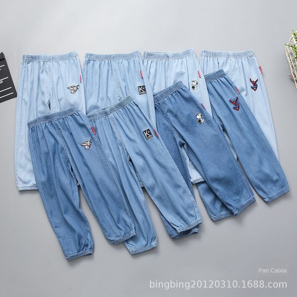 sssml summer 2020 children's and anti mosquito jeans silk cotton jeans 90-165 children's cartoon denim mosquito-proof pants leg-sh, Blue
sssml summer 2020 children's and anti mosquito jeans silk cotton jeans 90-165 children's cartoon denim mosquito-proof pants leg-sh, Blue