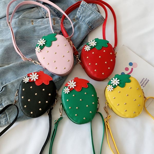 ins 2020 kids strawberry mini bags girls flower princess handbags children rivet single shoulder bag girl mini messenger bags v104, Black
ins 2020 kids strawberry mini bags girls flower princess handbags children rivet single shoulder bag girl mini messenger bags v104, Black