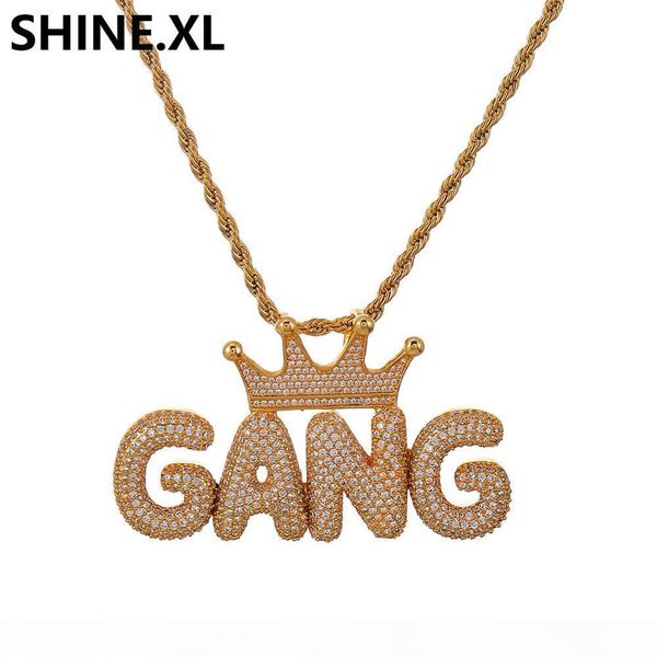 iced out пользовательской корона малого пузырь письмо ожерелье micro асфальтовой циркон мужчина hip hop bling подарок ювелирных изделий, Silver 
iced out пользовательской корона малого пузырь письмо ожерелье micro асфальтовой циркон мужчина hip hop bling подарок ювелирных изделий, Silver