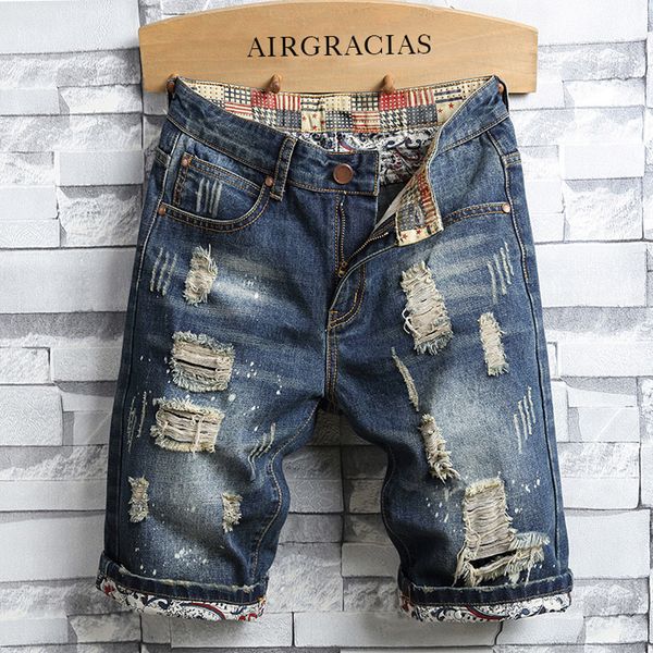 airgracias men shorts ripped hole jeans brand clothing cotton shorts denim men 2020 new fashion bermuda size 28-40, White;black
airgracias men shorts ripped hole jeans brand clothing cotton shorts denim men 2020 new fashion bermuda size 28-40, White;black