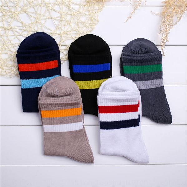 autumn new men's two-bar sports stockings cotton cotton mid-calf socks sweat-absorbent breathable casual socks, Black
autumn new men's two-bar sports stockings cotton cotton mid-calf socks sweat-absorbent breathable casual socks, Black