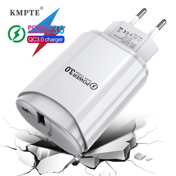 kmpte 18w quick charger qc 3.0 usb charger fast charging wall charger us eu plug adapte for samsung iphone xiaomi android phone
kmpte 18w quick charger qc 3.0 usb charger fast charging wall charger us eu plug adapte for samsung iphone xiaomi android phone