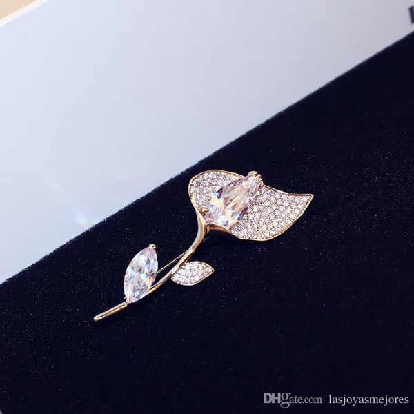 new popular trendy fashion luxury designer glittering beautiful diamond zircon leaves pin brooches for woman girls, Gray
new popular trendy fashion luxury designer glittering beautiful diamond zircon leaves pin brooches for woman girls, Gray