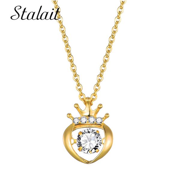 luxury gold kingdom hearts necklaces for women cubic zirconia crown necklace rhinestone pendant jewelry wedding accessories, Silver
luxury gold kingdom hearts necklaces for women cubic zirconia crown necklace rhinestone pendant jewelry wedding accessories, Silver