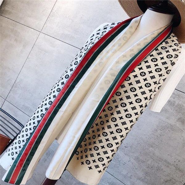2019 silk scarf women fashion letters stripe 180*90cm spring and summer elegant and beautiful accessories, Blue;gray
2019 silk scarf women fashion letters stripe 180*90cm spring and summer elegant and beautiful accessories, Blue;gray