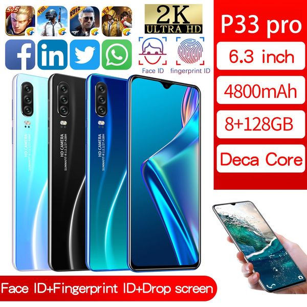 new cross-border mobile phone p33pro smart android phone 8+128g quad-core factory wholesale direct sales
new cross-border mobile phone p33pro smart android phone 8+128g quad-core factory wholesale direct sales