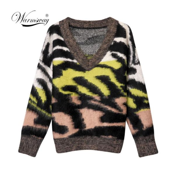 winter women's thicken oversized sweaters v-neck leopard new 2020 fashionable korean style knitting casual pullovers c-050, White;black
winter women's thicken oversized sweaters v-neck leopard new 2020 fashionable korean style knitting casual pullovers c-050, White;black