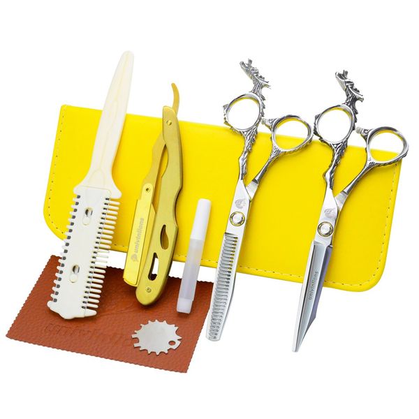 6" razor professional barber scissors japan hairdressing scissors hairdresser hair clipper comb thinning shears hair cut tools
6" razor professional barber scissors japan hairdressing scissors hairdresser hair clipper comb thinning shears hair cut tools