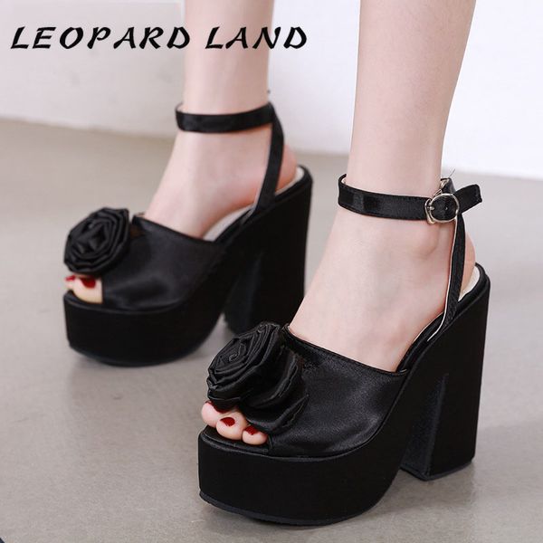 leopard land 14cm heel 5cm platfrom high heel sandals womens shoes wedge sandals block shoes platform -p40, Black
leopard land 14cm heel 5cm platfrom high heel sandals womens shoes wedge sandals block shoes platform -p40, Black