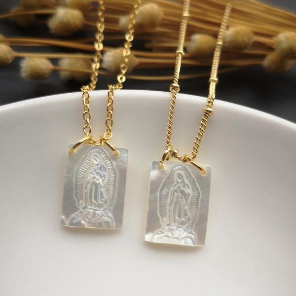 10pcs/lot 12x16mm natural virgin of guadalupe mother of pearl shell necklace guadalupe mother pearl necklace for women & gift, Silver
10pcs/lot 12x16mm natural virgin of guadalupe mother of pearl shell necklace guadalupe mother pearl necklace for women & gift, Silver