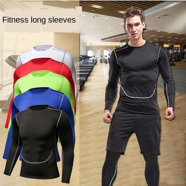 qxyy7 tights men's football running long-sleeved fitness clothes elastic underwear basketball basketball quick-drying breathable sports, Black
qxyy7 tights men's football running long-sleeved fitness clothes elastic underwear basketball basketball quick-drying breathable sports, Black