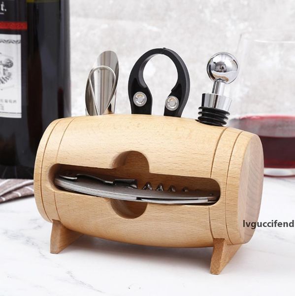 4 in 1 kit red wine bottle opener wine ser wine pourer paper cutting knife
4 in 1 kit red wine bottle opener wine ser wine pourer paper cutting knife
