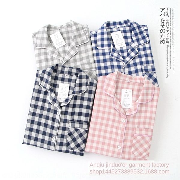 j5nvl autumn new couple double-layer gauze and wo long-sleeved home clothes set autumn new couple double-layer gauze men's and women�, Blue;red
j5nvl autumn new couple double-layer gauze and wo long-sleeved home clothes set autumn new couple double-layer gauze men's and women�, Blue;red