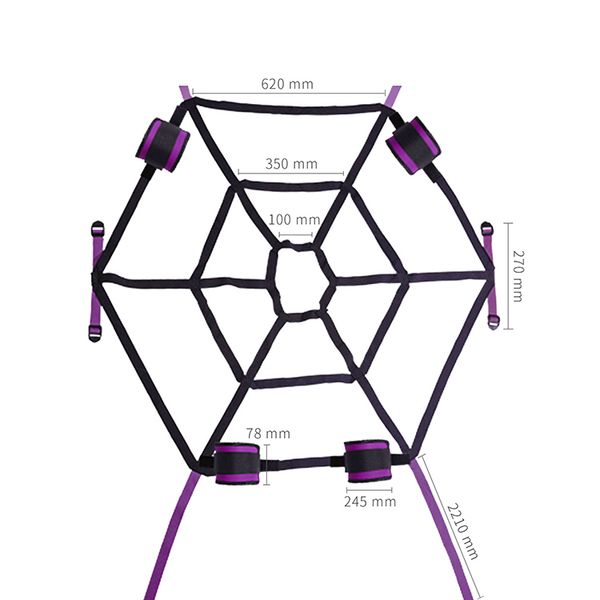 1pcs bed spider-web purple bondage belt bondage and shape couple erortic toys ,black for 270*180*65mm dgohf
1pcs bed spider-web purple bondage belt bondage and shape couple erortic toys ,black for 270*180*65mm dgohf