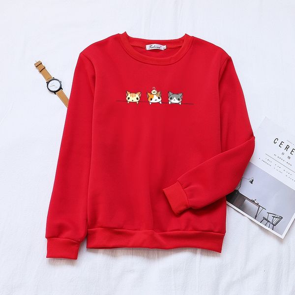 xnbdc 2019 winter new three kitten long-sleeved sweater pullover clothes outfit student outfitwomen's loose pullover 3d printing select, Black
xnbdc 2019 winter new three kitten long-sleeved sweater pullover clothes outfit student outfitwomen's loose pullover 3d printing select, Black