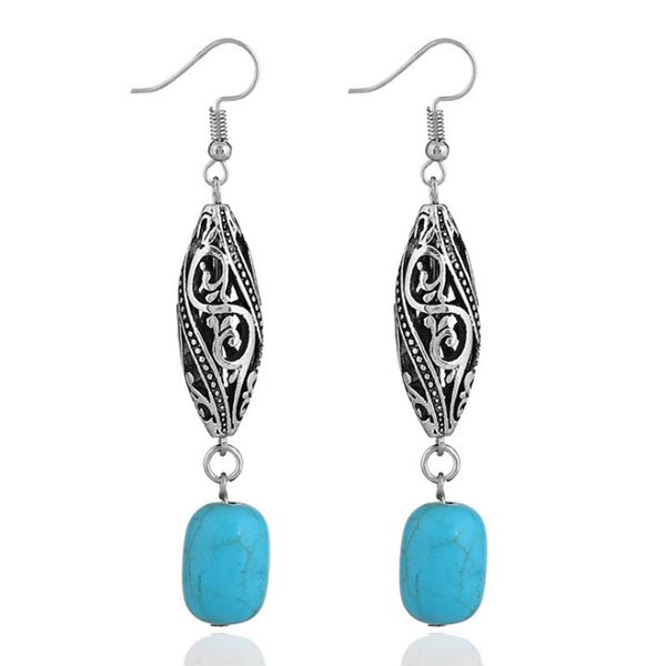 10 pairs silver plated alloy geometric green turquoise stone dangle earrings for women vintage style jewelry
10 pairs silver plated alloy geometric green turquoise stone dangle earrings for women vintage style jewelry