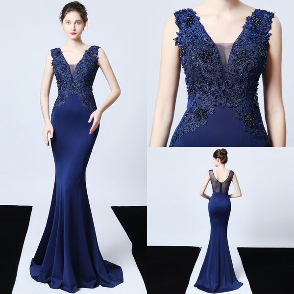 new navy blue/royal blue/burgundy/black sexyv-neck appliques illusion evening dresses 2021 prom formal dress evening gown robe de soiree, Black;red
new navy blue/royal blue/burgundy/black sexyv-neck appliques illusion evening dresses 2021 prom formal dress evening gown robe de soiree, Black;red