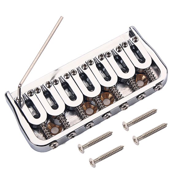 metal guitar saddle bridge tailpiece for 7 string electric guitar bass, chrome
metal guitar saddle bridge tailpiece for 7 string electric guitar bass, chrome