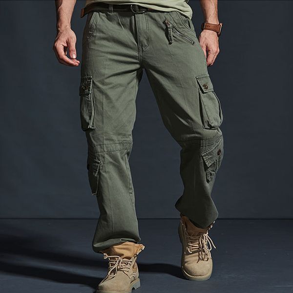 men's pants cargo 2021 autumn tactical casual cotton long trousers multi pockets army track pantalon homme, Black
men's pants cargo 2021 autumn tactical casual cotton long trousers multi pockets army track pantalon homme, Black