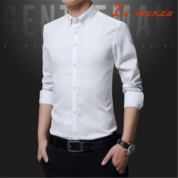 men clothes 2020 long sleeve plaid shirt autumn shirts business casual style slim fit shirt for men, White;black
men clothes 2020 long sleeve plaid shirt autumn shirts business casual style slim fit shirt for men, White;black