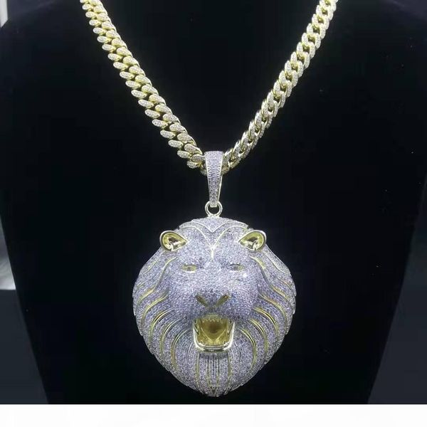 r hip hop bling chains jewelry men iced out pendant luxury designer necklace mens gold chain pendants diamond cuban link rapper fashion, Silver
r hip hop bling chains jewelry men iced out pendant luxury designer necklace mens gold chain pendants diamond cuban link rapper fashion, Silver
