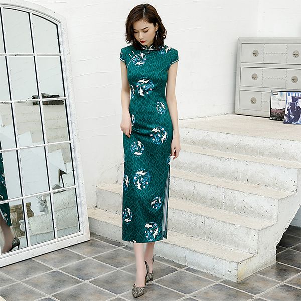 ethnic clothing women floral qipao elegant slim cheongsam high split chinese dress female daily dresses mandarin collar foraml, Red
ethnic clothing women floral qipao elegant slim cheongsam high split chinese dress female daily dresses mandarin collar foraml, Red