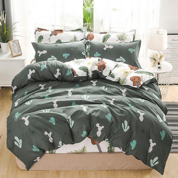 3/4pcs=set children bedding set green cactus pattern, kit including pillowcase & duvet cover & flat sheet
3/4pcs=set children bedding set green cactus pattern, kit including pillowcase & duvet cover & flat sheet