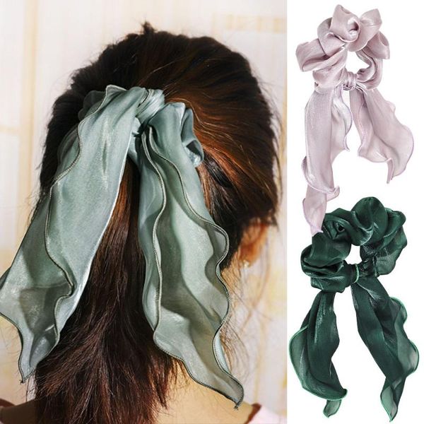 2020 new bow hair scarf for women elastic hairband satin scrunchies hair rope ribbon horsetail ties head wrap accessories
2020 new bow hair scarf for women elastic hairband satin scrunchies hair rope ribbon horsetail ties head wrap accessories