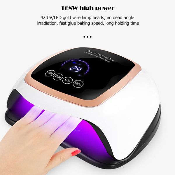 nail dryers 168w uv led lamp lcd display touch screen manicure gel dryer w/auto sensor
nail dryers 168w uv led lamp lcd display touch screen manicure gel dryer w/auto sensor