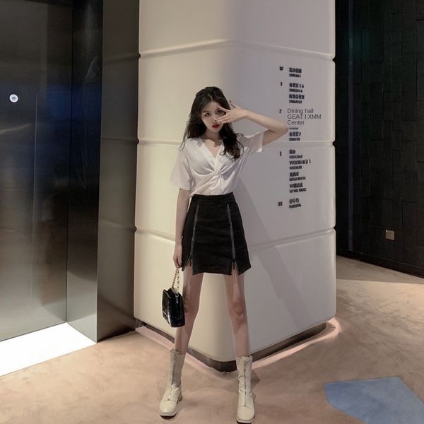 h2inl лето 2020 новый женский западный стиль дизайн чувство небольшой профессиональный короткие юбки интернет знаменитости хепберн свет зрел, Gray
h2inl лето 2020 новый женский западный стиль дизайн чувство небольшой профессиональный короткие юбки интернет знаменитости хепберн свет зрел, Gray