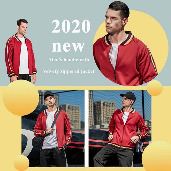 men's stitching color jacket long sleeve fashion zipper cardigan men's thickened sweatshirt men sportswear fashion coat, Black;red
men's stitching color jacket long sleeve fashion zipper cardigan men's thickened sweatshirt men sportswear fashion coat, Black;red