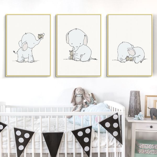nordic wall art cute baby elephant canvas poster painting cartoon animal decorative picture print children baby bedroom decor
nordic wall art cute baby elephant canvas poster painting cartoon animal decorative picture print children baby bedroom decor