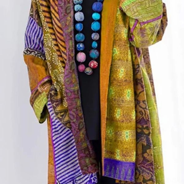 cotton and linen loose ethnic style large size long sleeve printed national coat casual loose coat women's clothing, Tan;black
cotton and linen loose ethnic style large size long sleeve printed national coat casual loose coat women's clothing, Tan;black