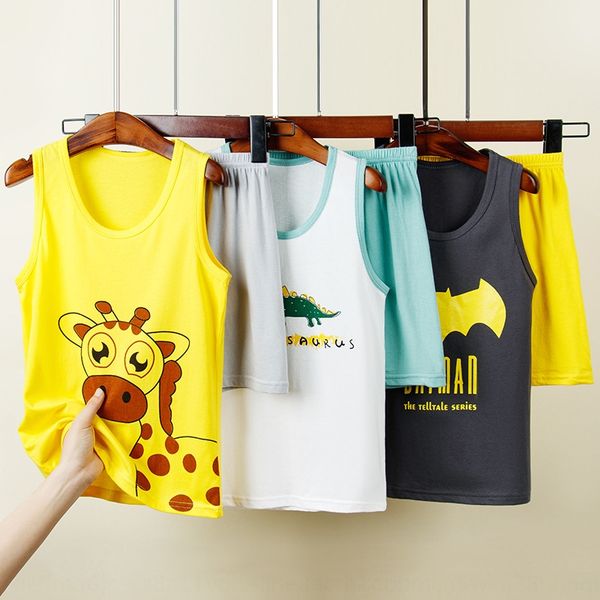 summer new korean vest and shorts style children's vest suit cartoon cotton sleeveless shorts home wear two-piece suit, Blue
summer new korean vest and shorts style children's vest suit cartoon cotton sleeveless shorts home wear two-piece suit, Blue