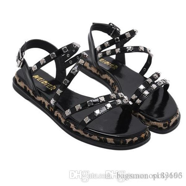 new 2019 designer slides fish mouth type gladiator women sandals designer sandals rivets high heels party shoes, Black
new 2019 designer slides fish mouth type gladiator women sandals designer sandals rivets high heels party shoes, Black