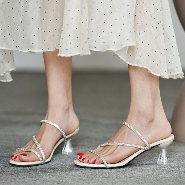 rimocy summer fashion crystal clear heels slippers women open toe slip on shoes ladies solid color strap sandals female, Black
rimocy summer fashion crystal clear heels slippers women open toe slip on shoes ladies solid color strap sandals female, Black