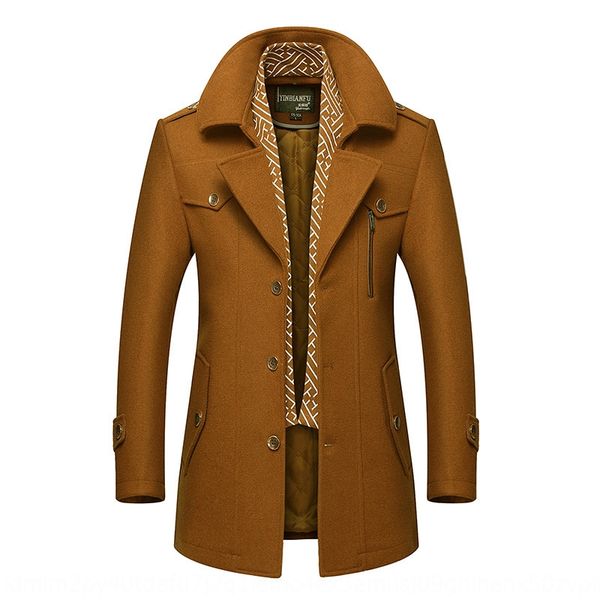 men's winter middle-aged coat scarf wool windbreaker wool men's mid-length woolen thickened windbreaker scarf collar woolen coat, Black
men's winter middle-aged coat scarf wool windbreaker wool men's mid-length woolen thickened windbreaker scarf collar woolen coat, Black