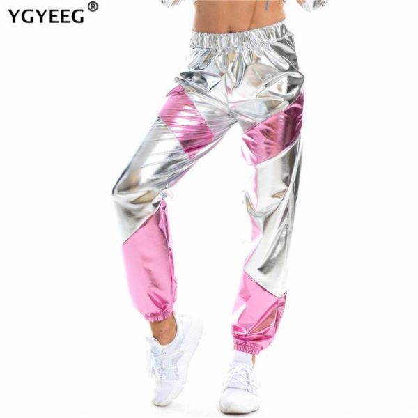 women's pants & capris ygyeeg laser reflection sweatpants women casual high waist hip hop holographic ladies trousers night jogger plus, Black;white
women's pants & capris ygyeeg laser reflection sweatpants women casual high waist hip hop holographic ladies trousers night jogger plus, Black;white