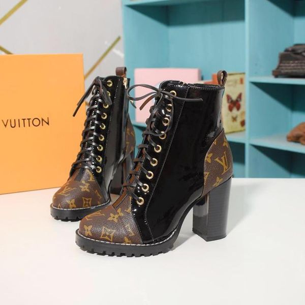 women boots leather star trail ankle boot chunky heel bottes femmes with box comfortable lady shoes vintage chaussures de femme fast ship, Black
women boots leather star trail ankle boot chunky heel bottes femmes with box comfortable lady shoes vintage chaussures de femme fast ship, Black