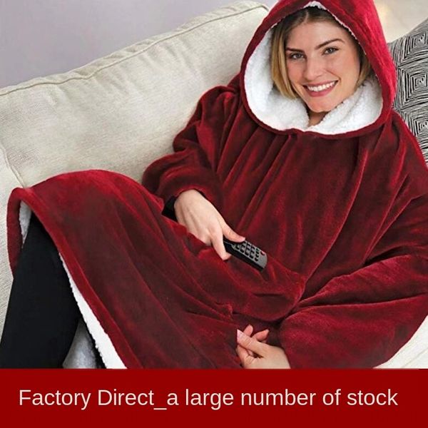 new lazy pullover tv blanket outdoor cold-proof hooded new clothes lazy pullover tv blanket outdoor cold-proof clothes hooded, Black;white
new lazy pullover tv blanket outdoor cold-proof hooded new clothes lazy pullover tv blanket outdoor cold-proof clothes hooded, Black;white